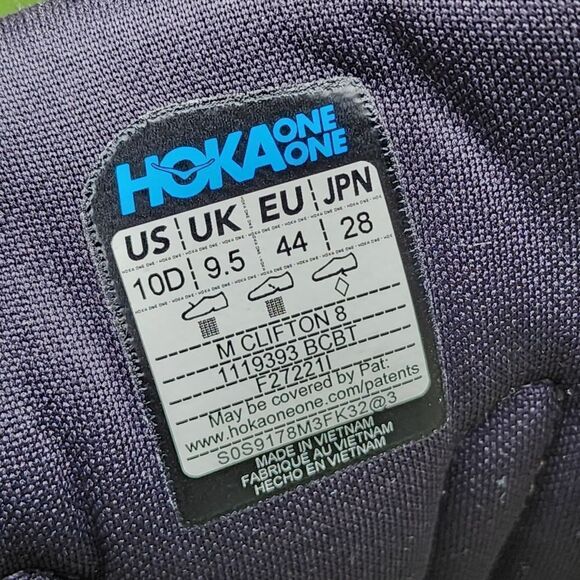 HOKA CLIFTON 8 - Mens Athletic Shoes - SIZE 10D - Picture 9 of 9